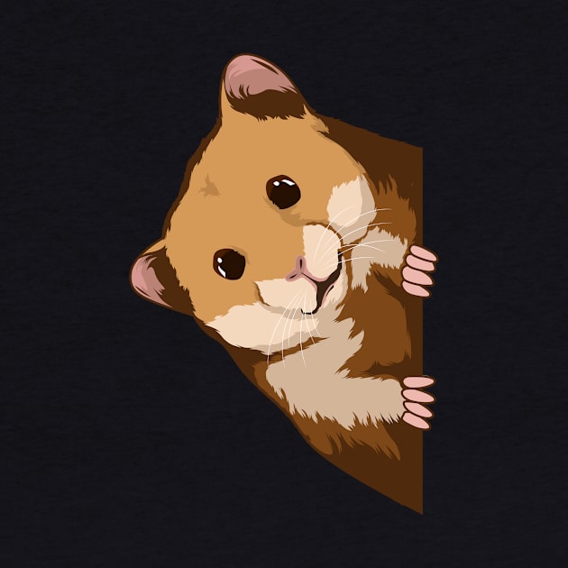 Dwarf Hamster Looking From The Side Hammy by TheTeeBee